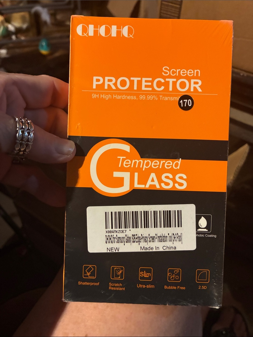 Tempered Glass Screen Protector -